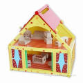 Baby's Playhouse, Composed of Some Wooden Doll House Furniture